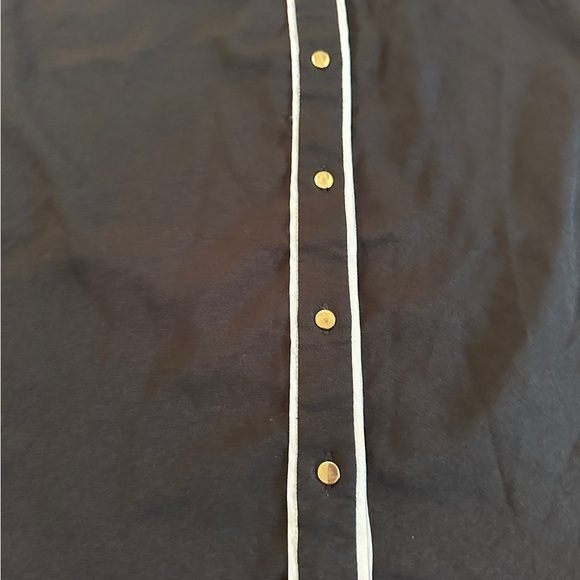 Calvin Klein Black White Trim Sleeveless Blouse size Small - Picture 13 of 17